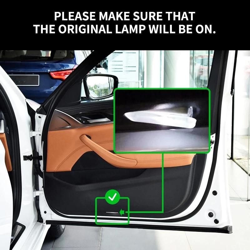 For Audi C6 2pcs LED Car Door Shadow Courtesy Light for Audi A1 A3 A4 A4L A5 A6 A7 A8 Q3 Q5 Q5L Q7 Q8 Laser Projector Welcome Logo lamps