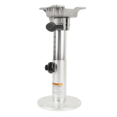 Bådsæde pedestal Aluminiumlegering 360 graders drejelig 335 til 490 mm justerbar højde pedestal til RV Yacht Marine