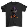 'Halloween_239 '' Funny T-shirt - Purrfectly Bewitching Black Cat Design! Unisex,