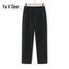 Yalu Dames Herfst/Winter Casual Broek met Rechte Pijp