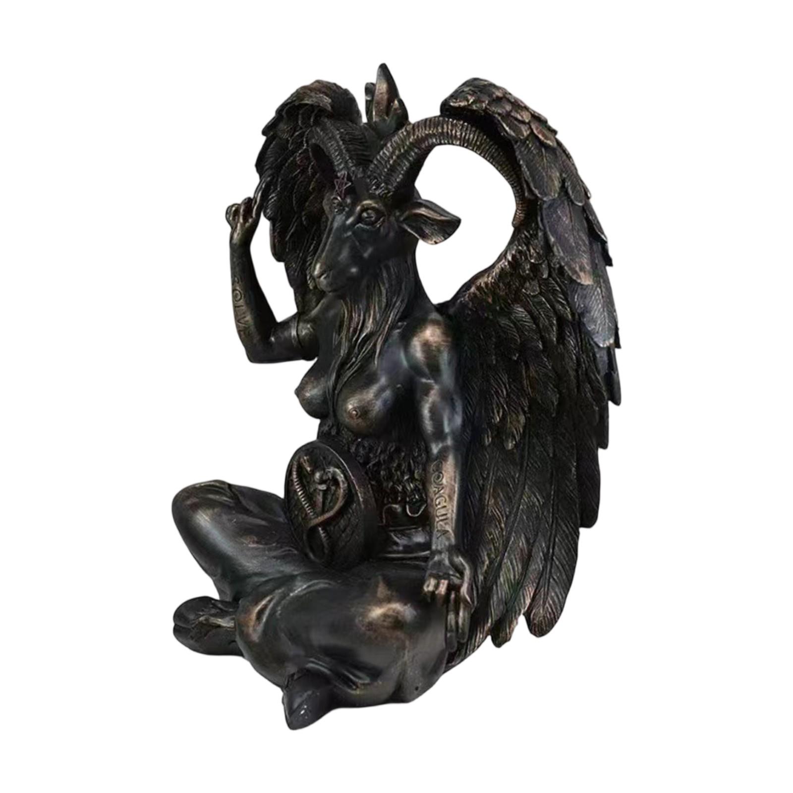 

Статуэтка Скульптура Украшение, Статуэтка Украшение, Домашняя Вера Божество Черный Сатана Украшение One Size