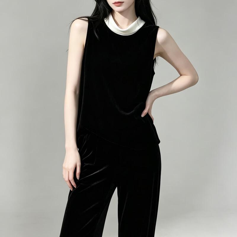 Women s 100% Mulberry Silk Velvet Vest XXL