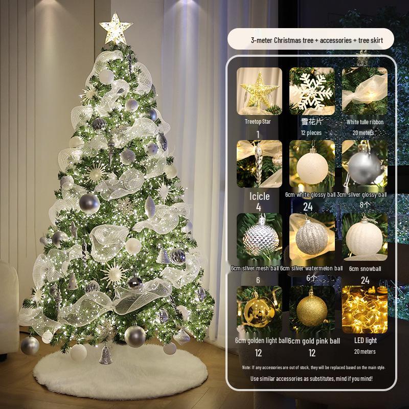 2024 Large Christmas Tree Ornaments for Living Room Decoration