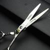 6-inch Skull Silver Hair Scissors Salon Hairdresser Hairdresser Professional Cutting and Cutting Hair Special Tools (Cutting Scissors)