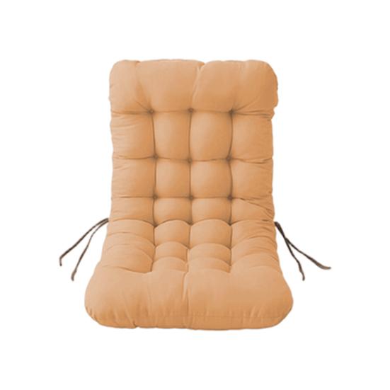 Seat Cushion with High-Density Resilient PP Cotton Filling Secure Strap Seat Pad Office Design Breathable Support