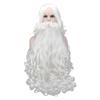 Santa Claus Wig And Beard Cosplay Christmas White Curly Hair for Stage