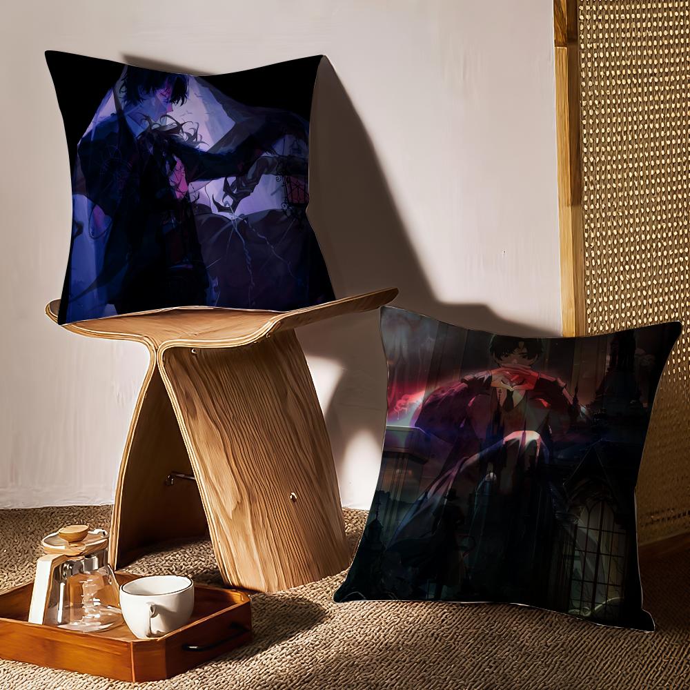 Lord Of Mysteries Anime Cushion Cover Pattern Printed Pillowcase For Living Room Sofa Cushion Cover & Bedroom Decor