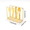 New Metal Tabletop Tissue Rack Decorative Durable Napkin Holder Minimalist Paper Dispenser for Kitchen Dining Table