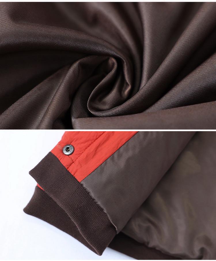 Elegant Hooded Cotton Jacket for Moms - Thick, Fashionable Fall & Winter Outerwear for Middle-Aged and Elderly