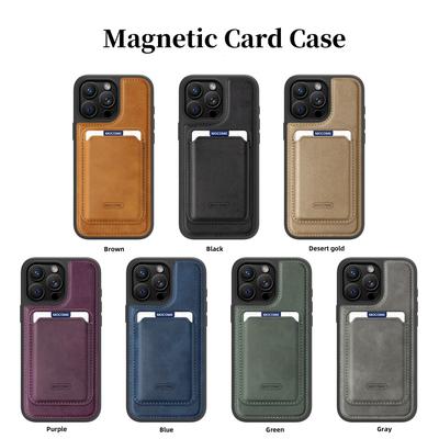 2 IN 1 Detachable Magnetic Wallet Card Leather Case For iPhone 16 Pro Max 15 14 Plus 13 12 11 16E Wireless Charging Cover Funda