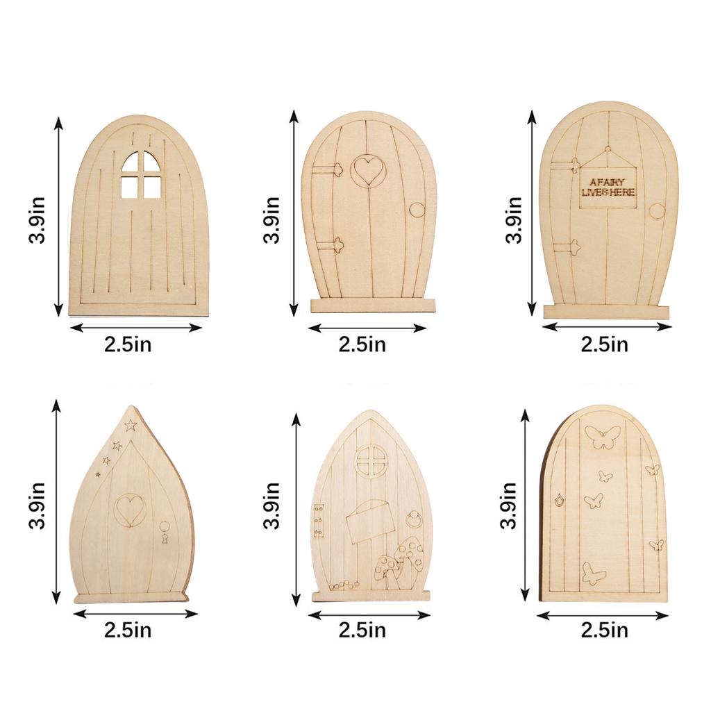 Kreativa Dekorationsidéer med Älvor Trädekor 48-delars Set DIY Hantverkssats Kreativ Dekorering Flera Hantverksaktiviteter