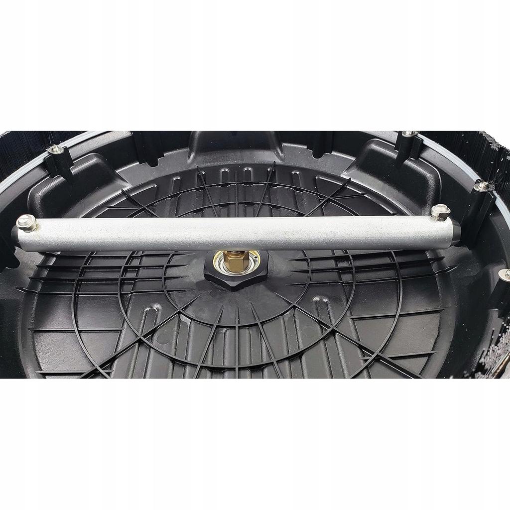 Rosfix Zestaw do Myjek Ciśnieniowych – Szczotka T-Racer 15"" z Lanca 1/4"" i 5 Dyszami | Pianownica 1000ml | Proszek Pianotwórczy 6g