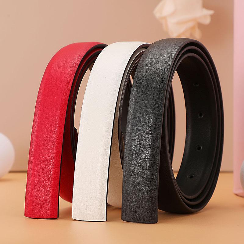 Belt Women'S Pants Decorative Business Four Seasons Leather Women'S Belt Color No Car Line
