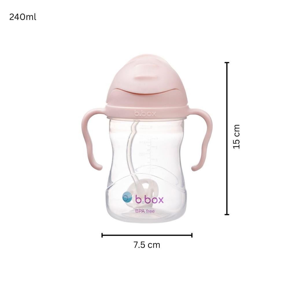 Straw Drinks from Any Baby Gift 1 B.box Mug, Leak-Proof, Angle, [Authentic B.box Product] [Sippy Cup] (Blush, Cup)