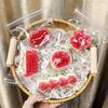 Wassermelonen-Dessert-Quetschspielzeug Anti-Angst Langsam aufsteigendes Lebensmittel-Quetschspielzeug Entspannung Fidget Sensorisches Knetspielzeug Sommer-Party-Mitgebsel