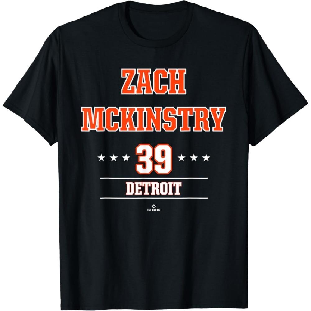 

Baseball Star Zach McKinstry Detroit MLBPA T-Shirt XXXXXL чорний