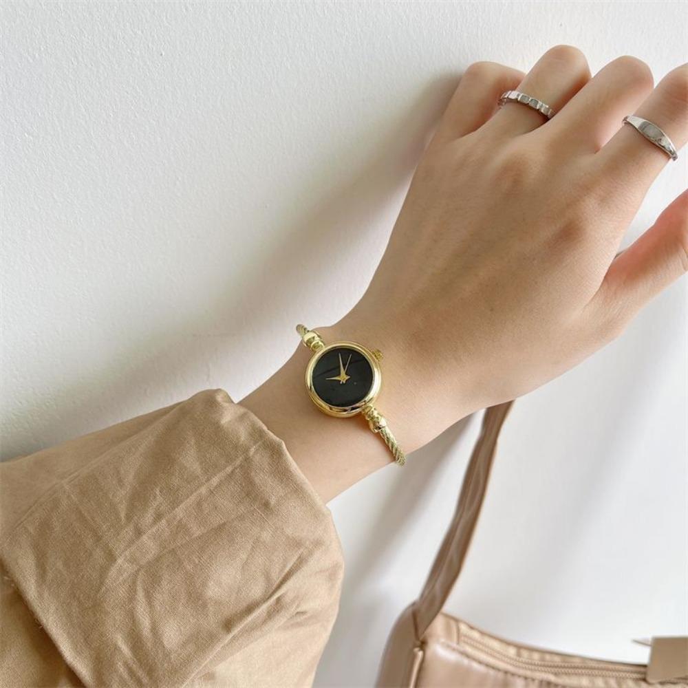 Watch Women's Open Bracelet Watch Temperament Decorative Watch Simple Niche Quartz Watch