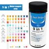 9 in 1 Portable Pool Water Test Strips 50 Domestic Water Purity Fast Test Strips for Drinking