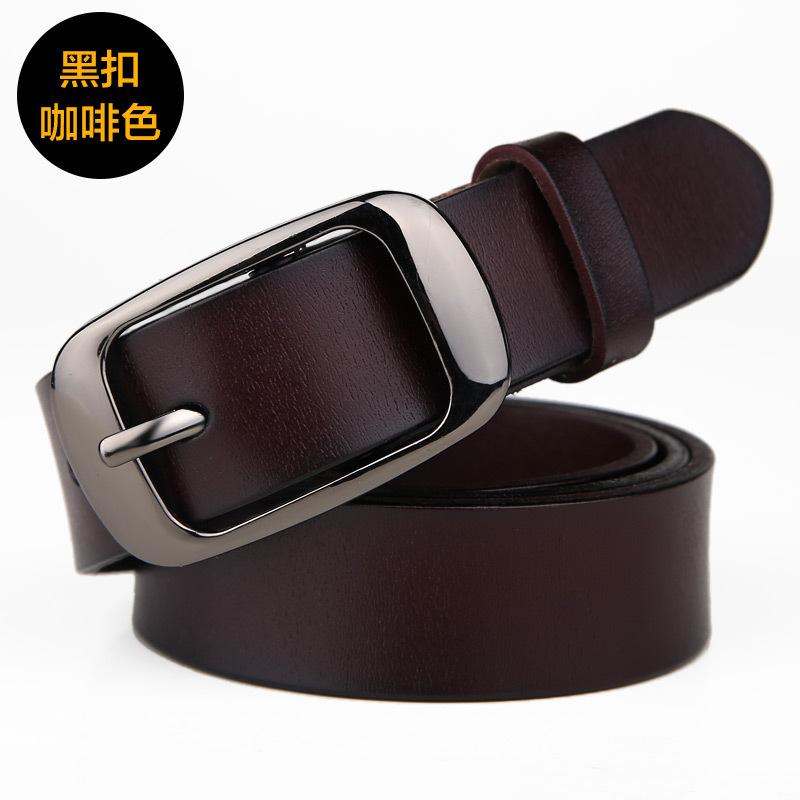 Women'S Belt Trendy Leather Cowhide Leather, Women'S Belt Decoration