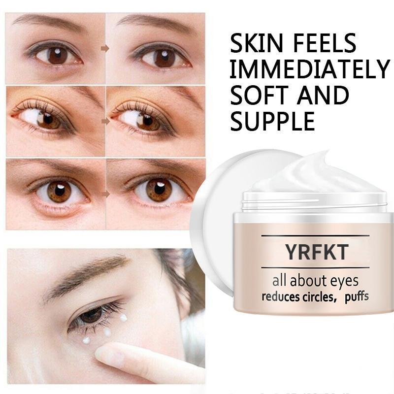 Peptide Anti Wrinkle Black Eye Cream, Serum Gel, Compact Whitening Edema, Eye Care Dark Circle Remover  Eye Cream