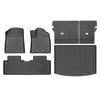 BYD Yuan UP Atto2 RHD Floor Mats: TPE Waterproof Eco-Friendly Trunk & Backrest Mats for 25-Year-Old Models