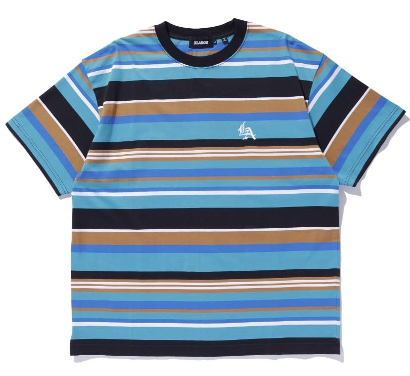 

[Очень большой] LA EMBROIDERY STRIPE S/S TEE 101252011024 ЗЕЛЕНЫЙ XL