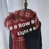 2024 Winter Women's Plaid Scarf: Korean Retro Style, Warm Imitation Cashmere Shawl for Students and Couples
