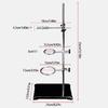 Practical Science Stand Chemistry Experiment Compacts Support Frame Stand 35cm Height With Easy Assembly And Stable Base