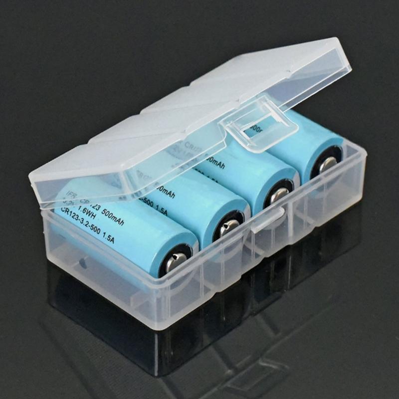Small Battery Holder 16340/CR123/CR2 Batteries Organizers, Sealed Waterproof Holder Prevents Dust and Moisture