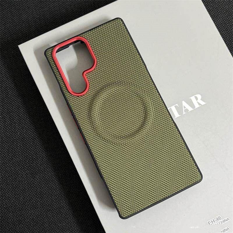 For ZTE Nubia RedMagic 11 Series Case Business Woven Textured Leather Non-slip Shockproof Cover For ZTE Nubia RedMagic 1 1 Funda