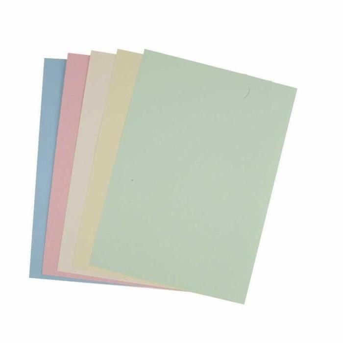 Papier cartonné Pastel - A4 - 160 gr - 210 pcs