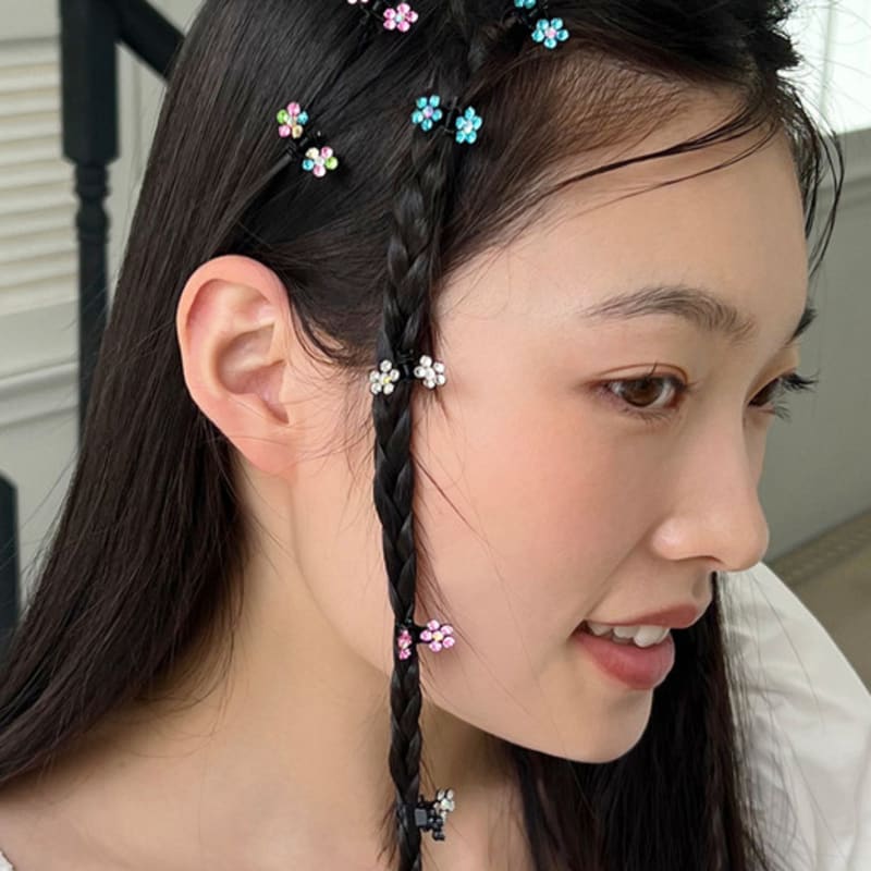 FANTASTIC PLANET [2SET] mini flower hair pin (5colors)