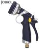 Metal Nozzle High Pressure Metal Irrigation Water Gun Rust Prevention with Rubber Handle for Car Garden Lawn Wash for Cleaning