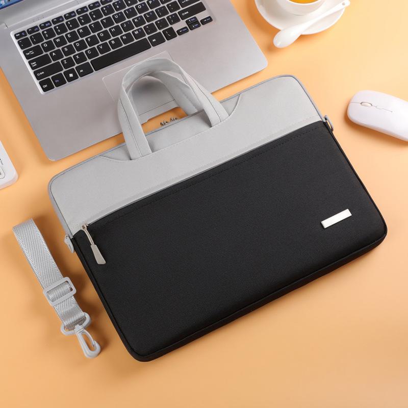 

Waterproof Oxford Laptop Shoulder Bag for 12 /15.6 Lenovo & Xiaomi - New Color Block Design 12 inch чёрный