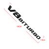 1Pcs Car Trunk 3D Sticker Sideways Sticker Car Hood Sticker For Mercedes-Benzs V8 BITURBO CLK CLA Class CES SLK GLK SLS CLG GLE GLC GLB