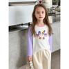 Korean Brand Export Children's Clothing Pure Cotton Cartoon Print Long-Sleeve T-Shirt Spring Baby Clothes Girls' Base Shirt