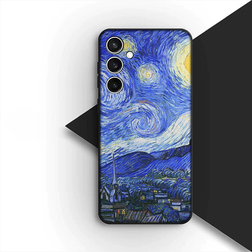 Wallpaper Starry Night Van Gogh Phone Case for Xiaomi Redmi Note 13 14 Pro Plus ProPlus 14C 13C Pro+ 5G Protective Cover