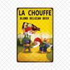 [ Mike86 ] Belgian Beer La Mc Cherry Chouffe Bok Soleil Metal Tin Sign Wall  Poster Iron Painting Pub Decoration S-02 20*30 CM