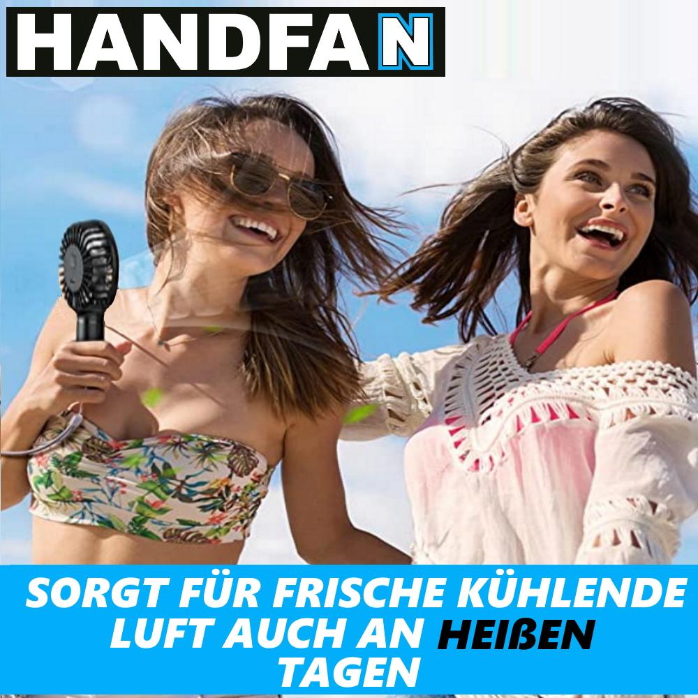 HÅNDVIFTE Mini Håndvifte bærbar sammenleggbar USB-vifte Batteridrevet vifte