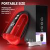 Rechargeable Men's Penis Vibrator 10-Speed Silicone Ring for Sensitivity and Endurance 18+