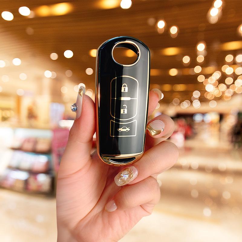 

Применимый комплект ключей Mazda Onxella CX4 Artez CX5 Horse 3 Creative 6 Чехол для ключа автомобиля Пряжка Женский