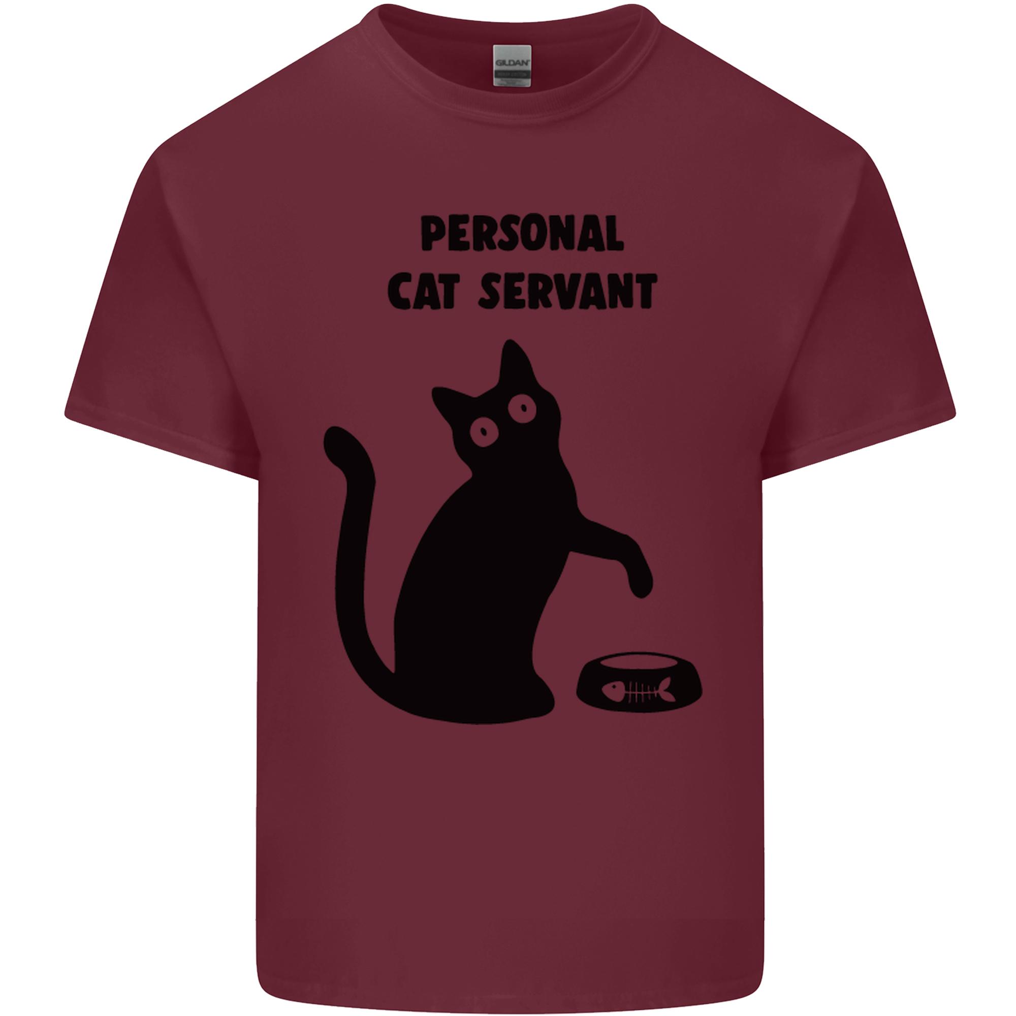 Personal Cat Servant Funny Pet Unisexs Light Cotton TShirt S