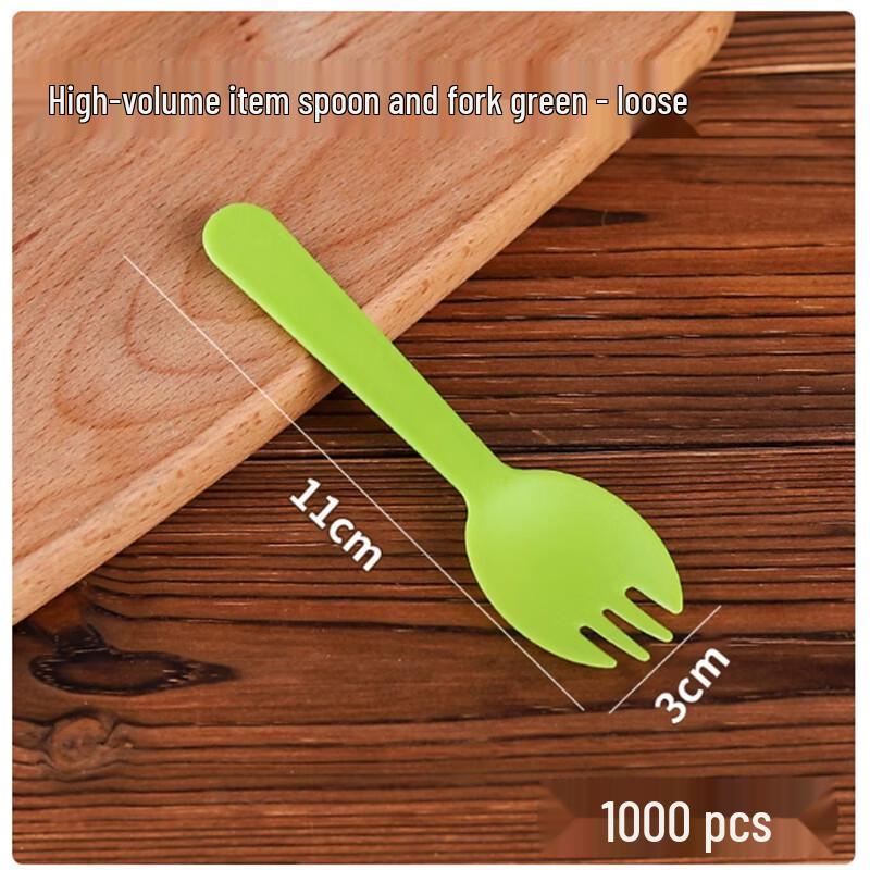 Одноразовые пластиковые вилки-ложки Sheng Bi Lai