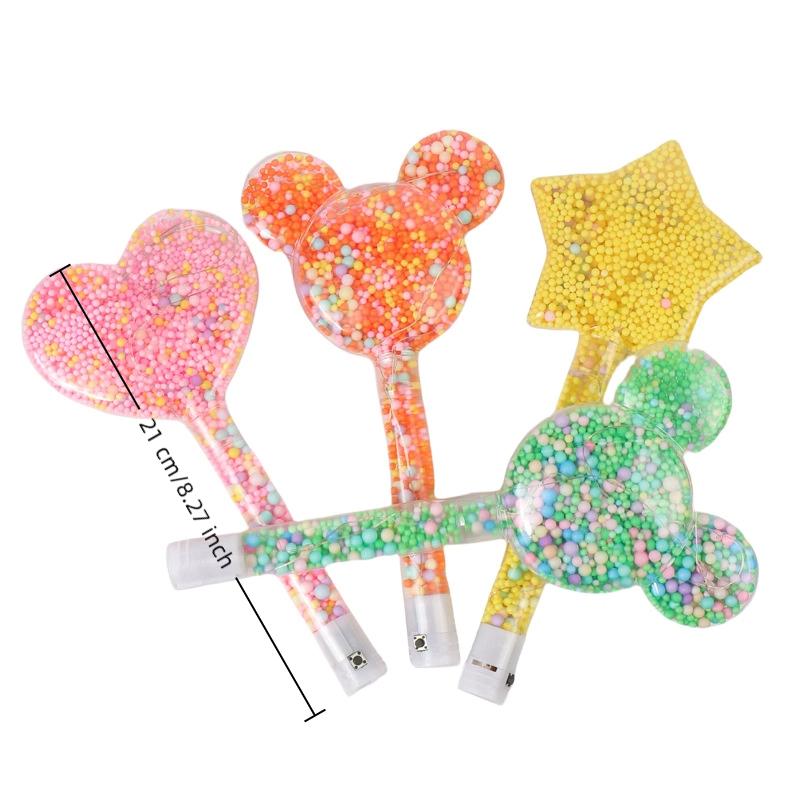 LED Luminous Magic Star Rod Light-up Wand Glow Stick Christmas New Year Party Prop Concert Glowing Stick Birthday Party Supplies