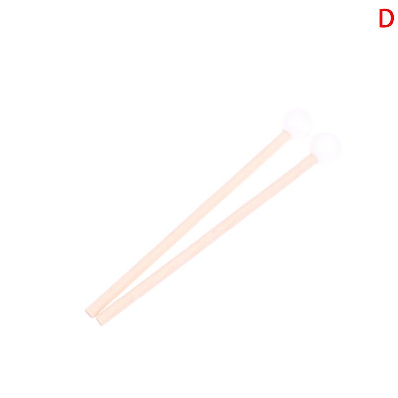 .[LA]1Pair Tongue Drum Mallet Children s Silicone Drumstick Percussion Instrument Part Hollow Drum Hammer