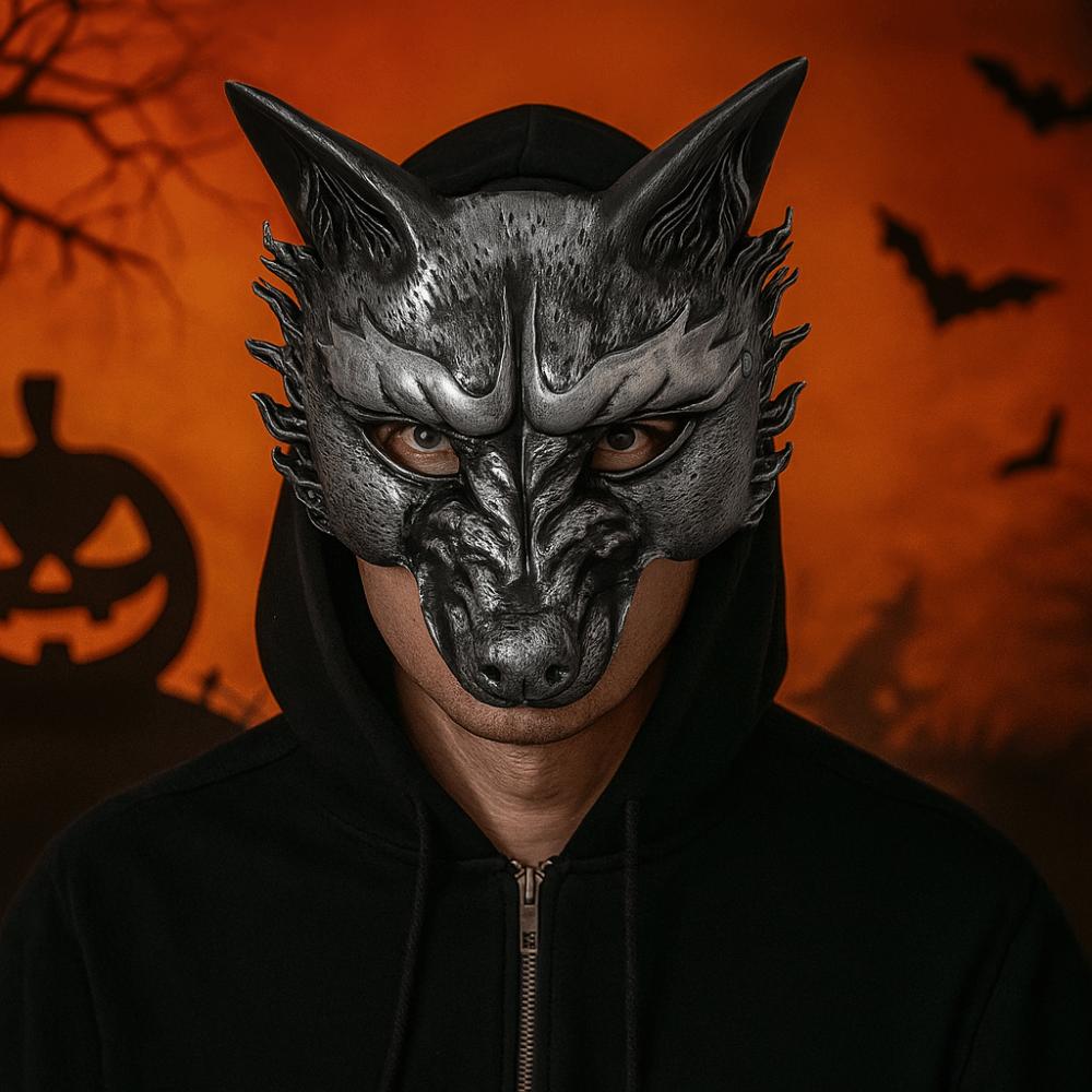 Half Face Masquerade Mask Animal Cosplay Mask Creative Halloween Mask  Women