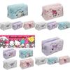 Cute Ins-style Cartoon Embroidered Makeup Bag With Large Capacity For Travel And Desktop Storage