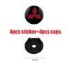 NEW 56/60MM Car Wheel Center Hub Caps Badge Tire Rim Cover For Mitsubishi Space Star Lancer EX 9 Outlander Xl Eclipse Cross Asx
