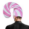 Holiday Party Hat Stripe Hat Mask Candy Cane Costume Christmas Elf Hat Christmas Candy Outfit Halloween Cosplay Costumes