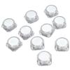 10 PCS Diamond Shape Empty Plastic Jars Pot Reusable Leakproof Cosmetic Containers for Creams Lotions Cosmetics